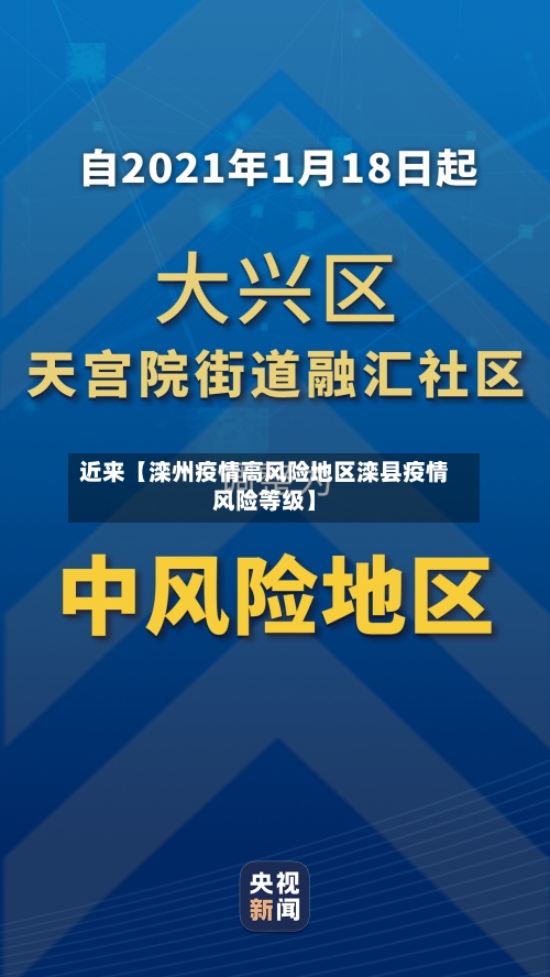 近来【滦州疫情高风险地区滦县疫情风险等级】-第2张图片
