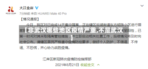 【非武汉哪些地区疫情严重,不是武汉】-第2张图片