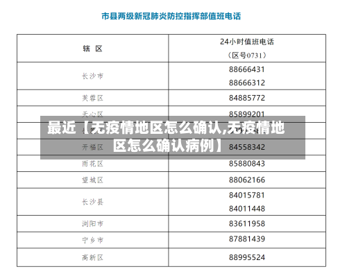 最近【无疫情地区怎么确认,无疫情地区怎么确认病例】-第3张图片