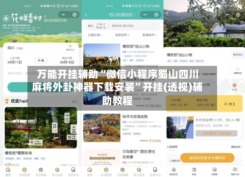 万能开挂辅助“微信小程序蜀山四川麻将外卦神器下载安装”开挂(透视)辅助教程-第2张图片