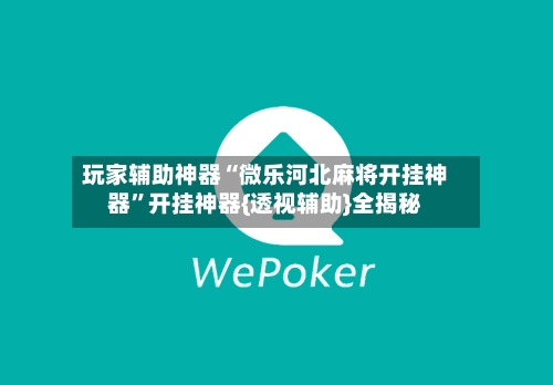 玩家辅助神器“微乐河北麻将开挂神器”开挂神器{透视辅助}全揭秘-第2张图片