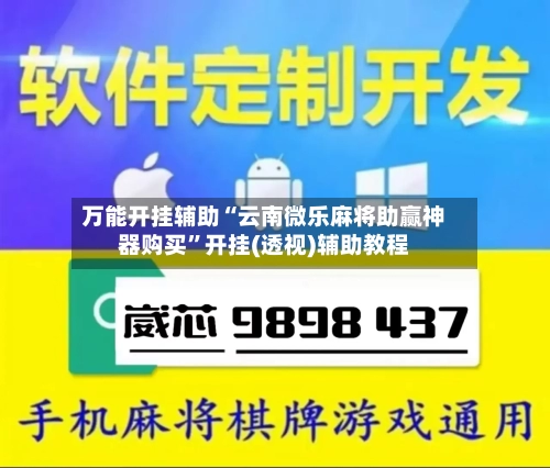 万能开挂辅助“云南微乐麻将助赢神器购买”开挂(透视)辅助教程-第2张图片