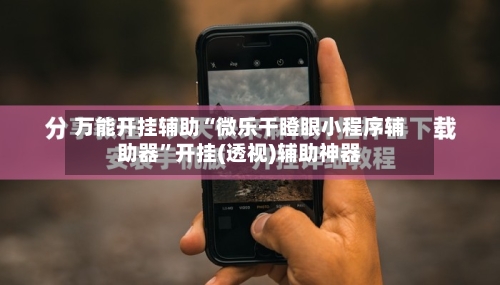 万能开挂辅助“微乐干瞪眼小程序辅助器”开挂(透视)辅助神器-第2张图片