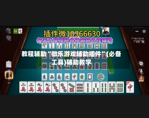 教程辅助“微乐游戏辅助插件”(必备工具)辅助教学-第2张图片