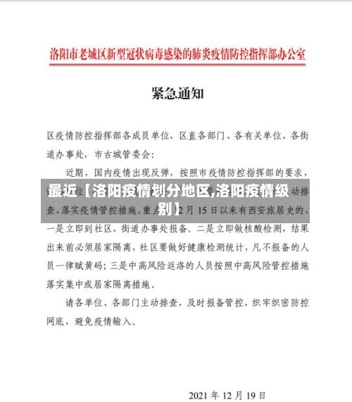 最近【洛阳疫情划分地区,洛阳疫情级别】-第2张图片
