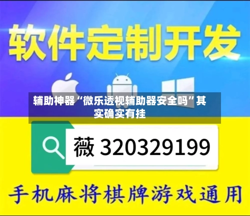 辅助神器“微乐透视辅助器安全吗”其实确实有挂