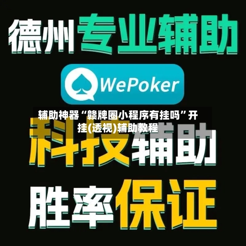 辅助神器“赣牌圈小程序有挂吗”开挂(透视)辅助教程-第2张图片