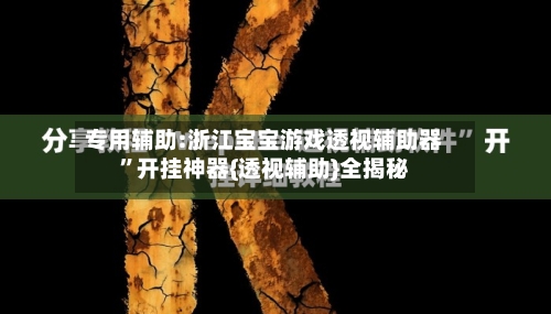 专用辅助:浙江宝宝游戏透视辅助器”开挂神器{透视辅助}全揭秘