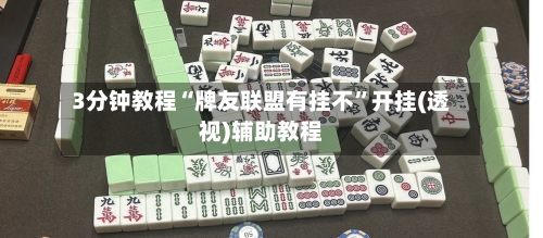 3分钟教程“牌友联盟有挂不”开挂(透视)辅助教程