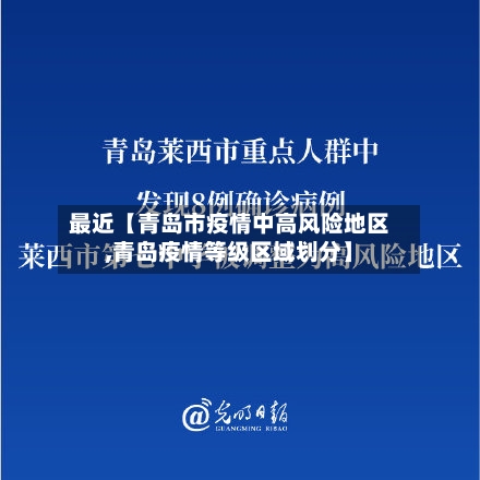 最近【青岛市疫情中高风险地区,青岛疫情等级区域划分】