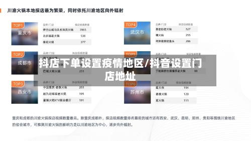 抖店下单设置疫情地区/抖音设置门店地址-第2张图片