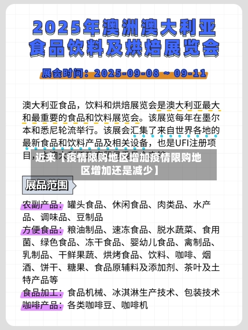 近来【疫情限购地区增加疫情限购地区增加还是减少】