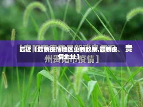 最近【最新疫情地区更新政策,最新疫情地址】